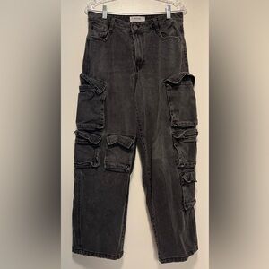 Ardene Charcoal Wash Denim Jeans